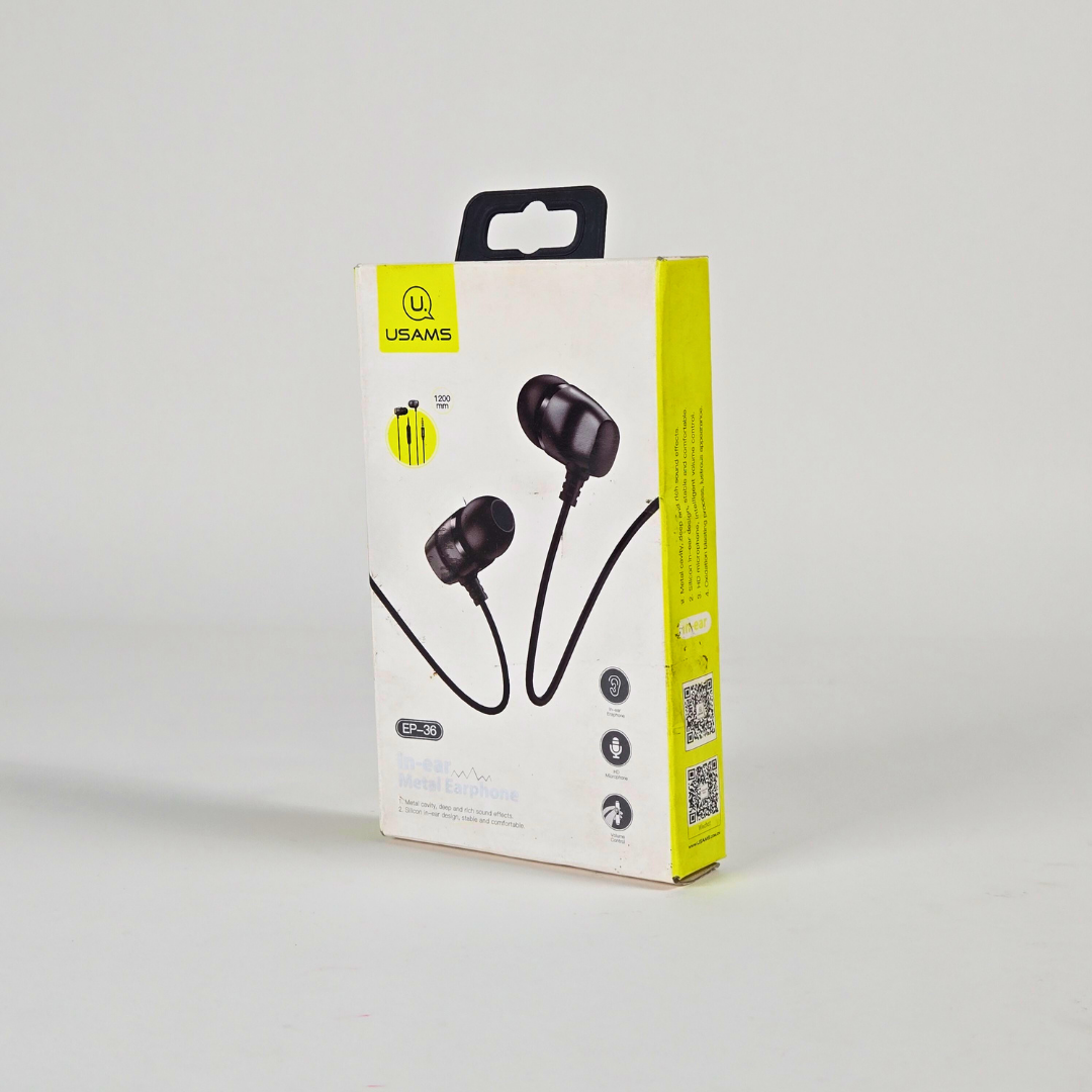 USAMS EP-36 In-ear Metal Earphone US-SJ361