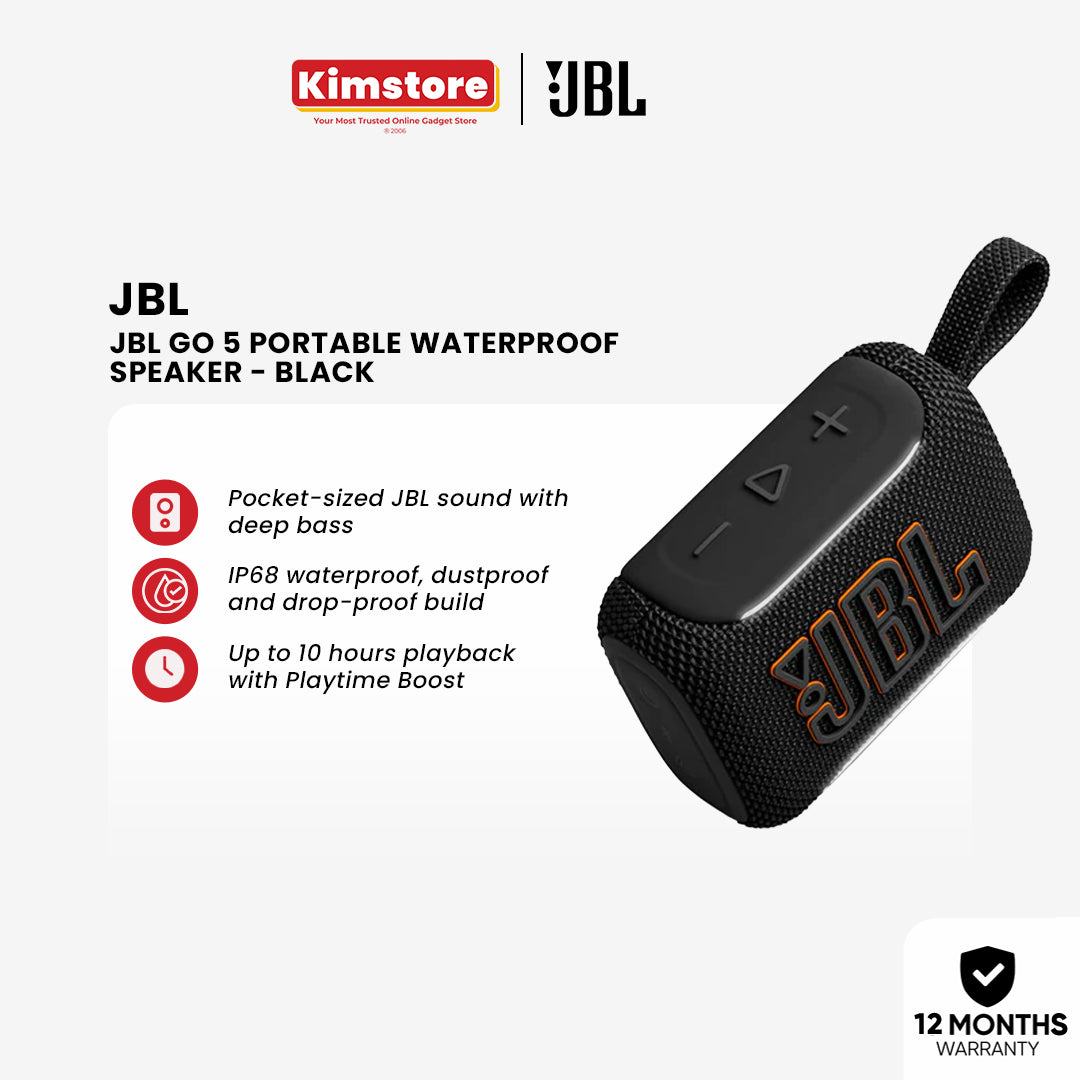 JBL Go 5 Portable Waterproof Speaker [Pre-Order]