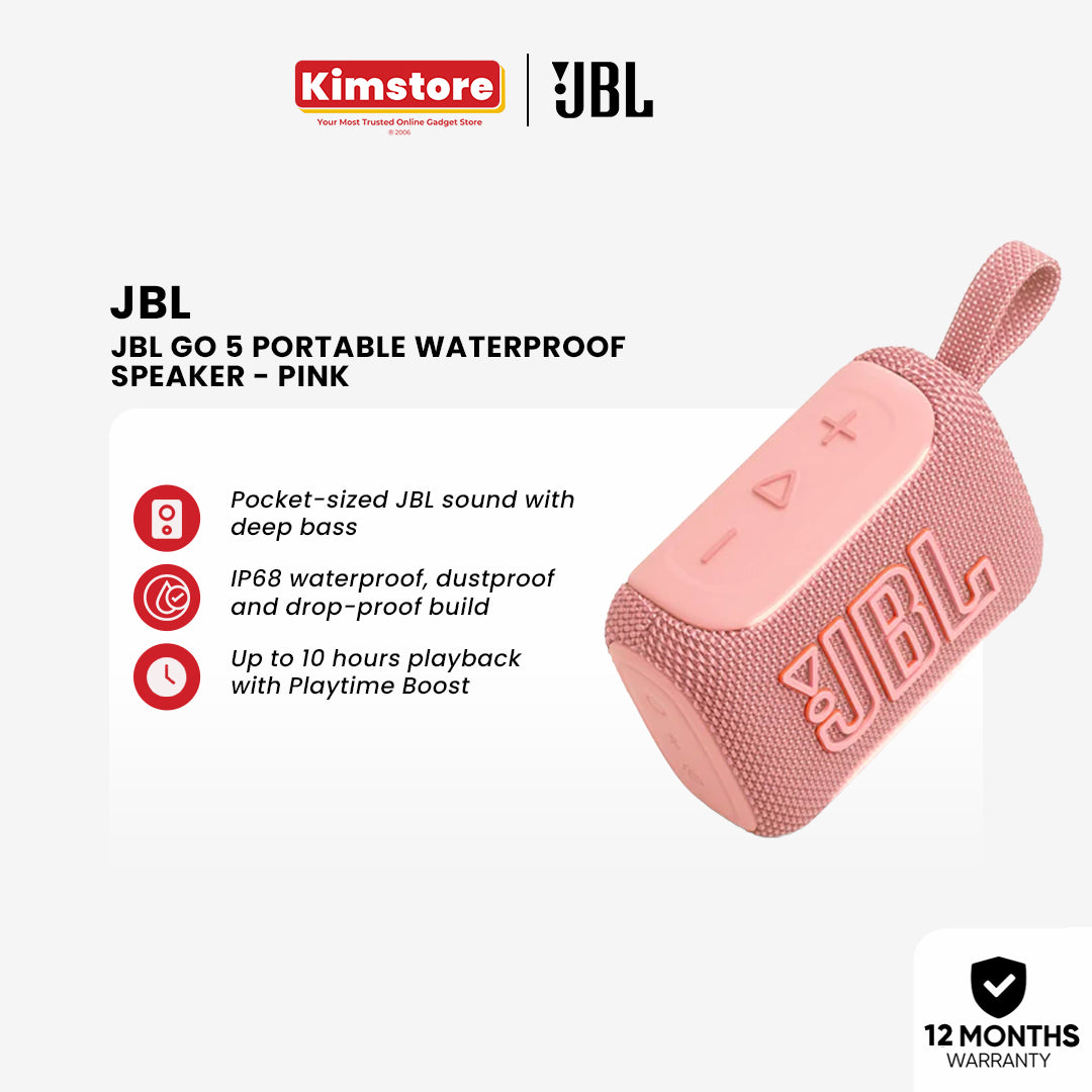 JBL Go 5 Portable Waterproof Speaker [Pre-Order]