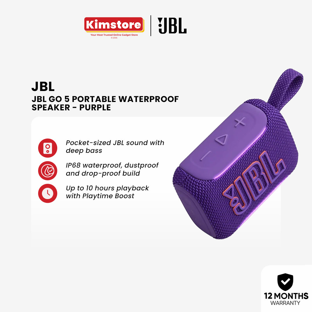 JBL Go 5 Portable Waterproof Speaker [Pre-Order]