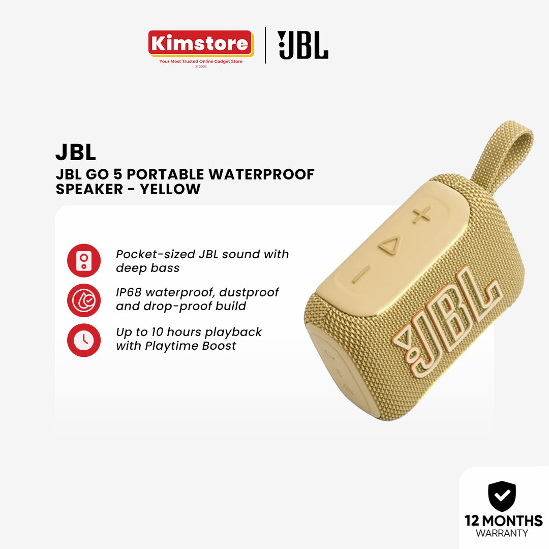 JBL Go 5 Portable Waterproof Speaker [Pre-Order]