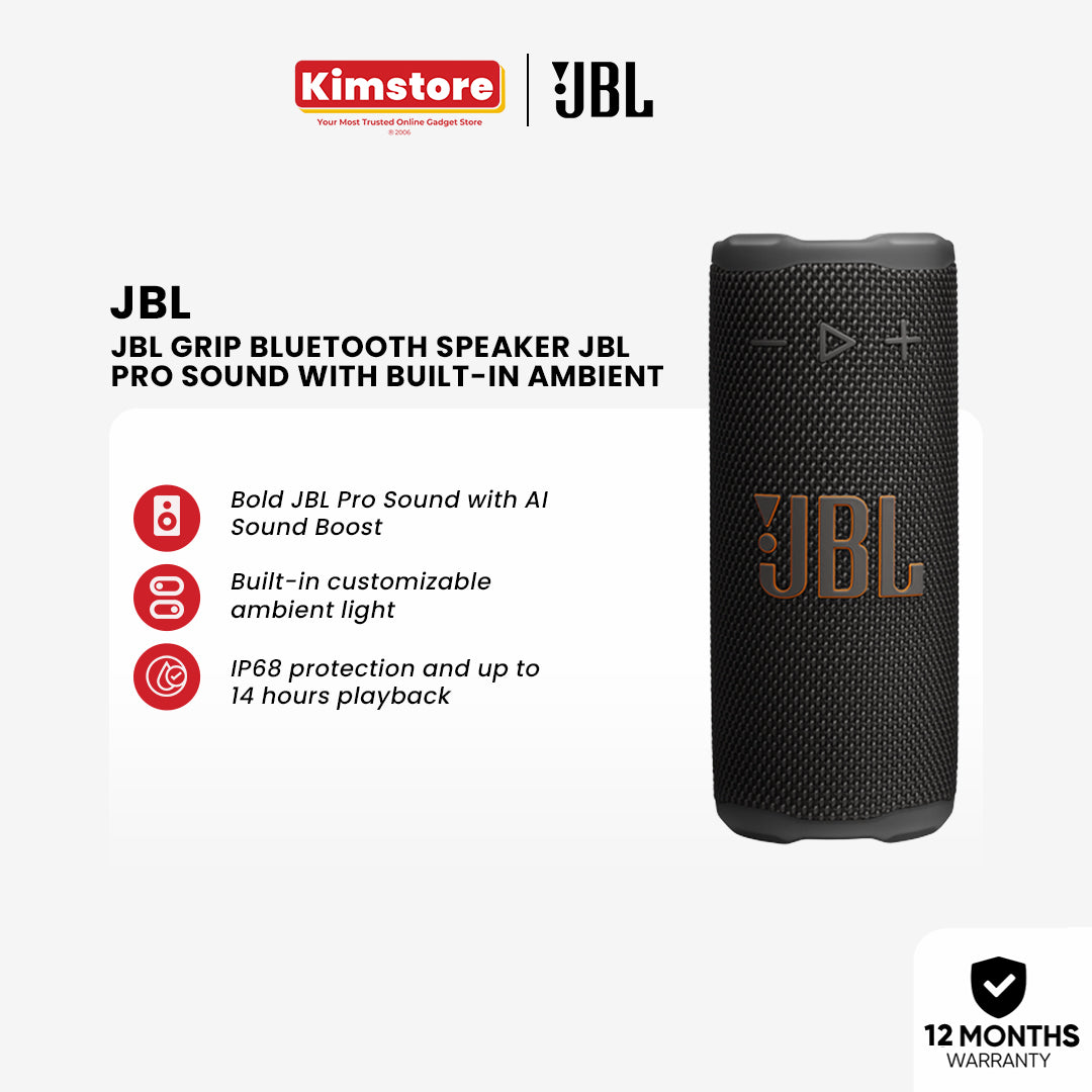 JBL Grip Bluetooth Speaker JBL Pro Sound with built-in Ambient Light [Pre-Order]