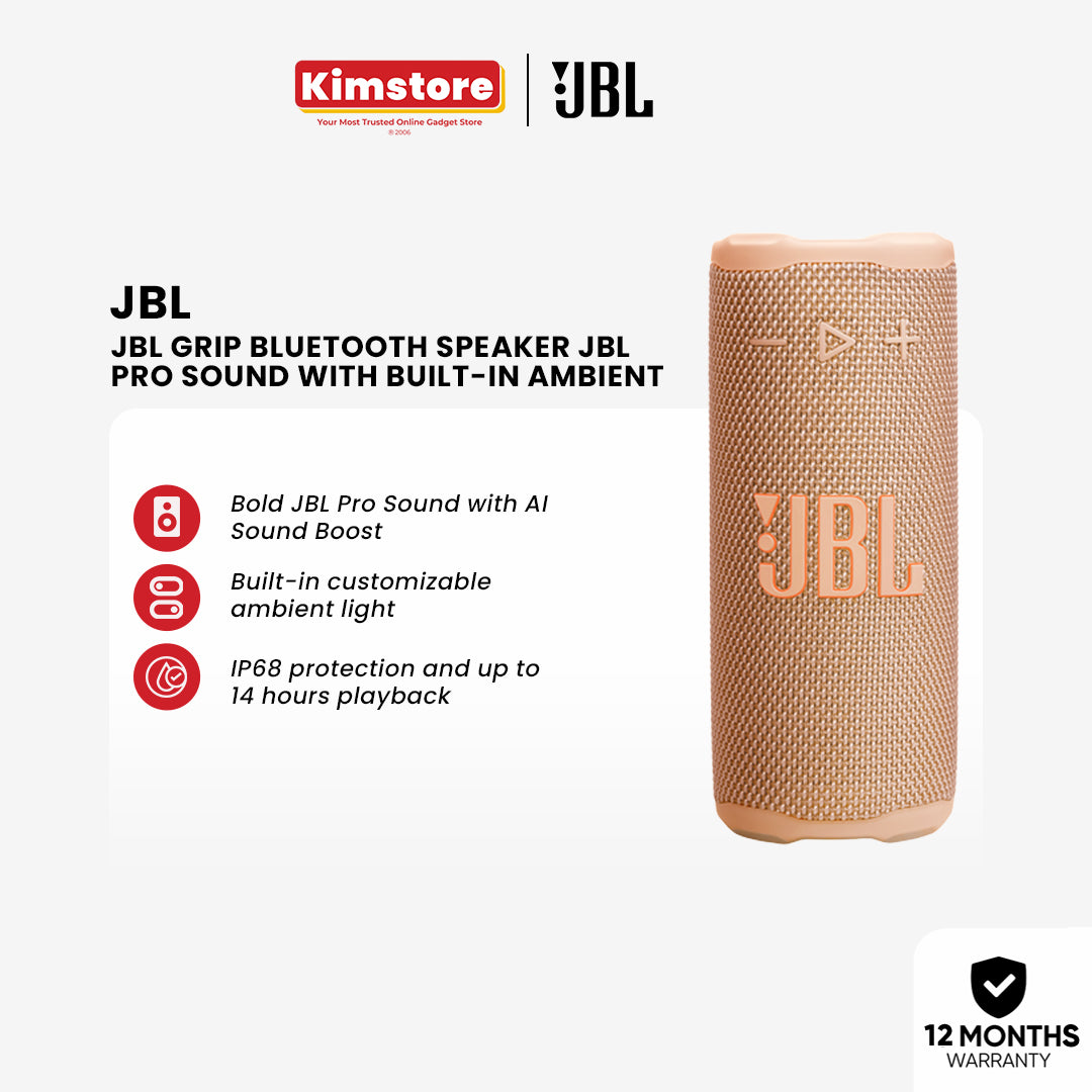 JBL Grip Bluetooth Speaker JBL Pro Sound with built-in Ambient Light [Pre-Order]