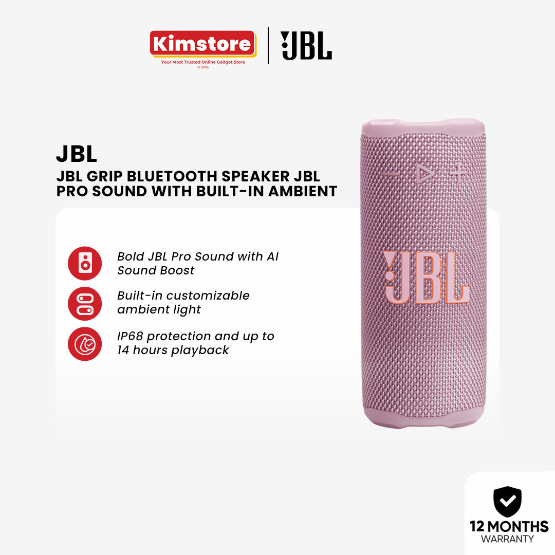 JBL Grip Bluetooth Speaker JBL Pro Sound with built-in Ambient Light [Pre-Order]