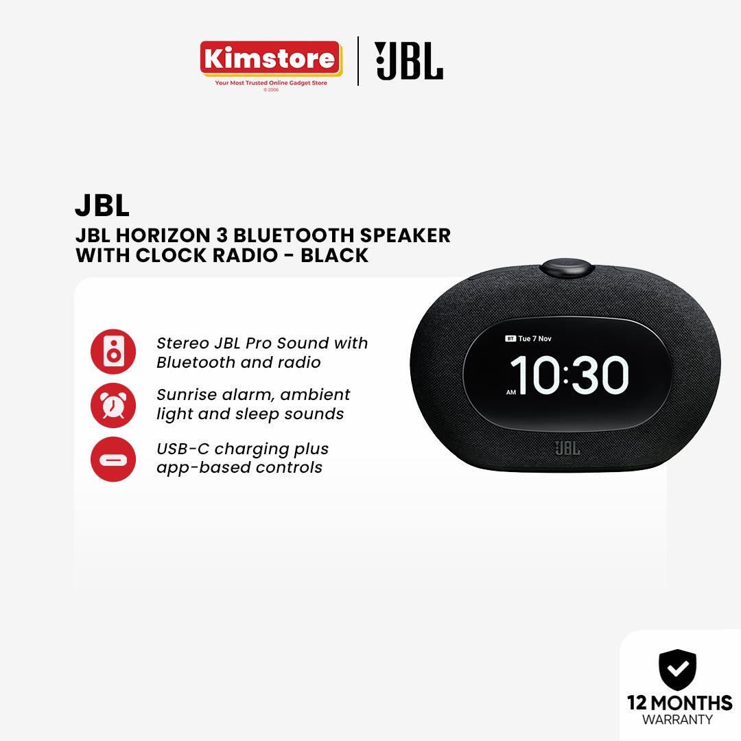 JBL Horizon 3 Bluetooth Speaker With Clock Radio [Pre-Order]