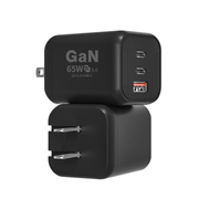 Jaguar Electronics WCP11 65W USB-A Port and Dual USB-C Ports Foldable Plug GaN Charger