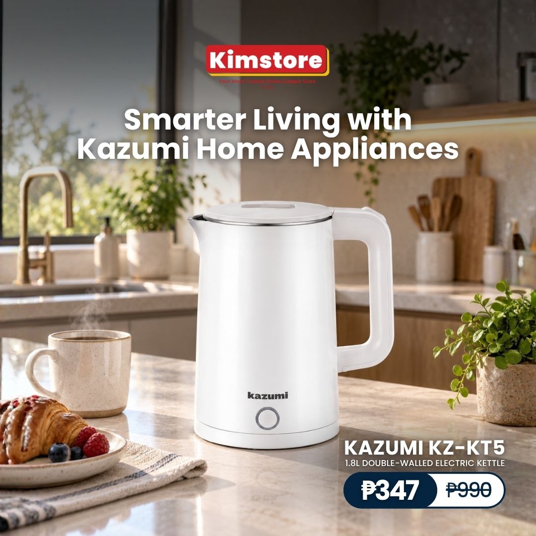 Kazumi KZ-KT5 1.8L Double-Walled Electric Kettle