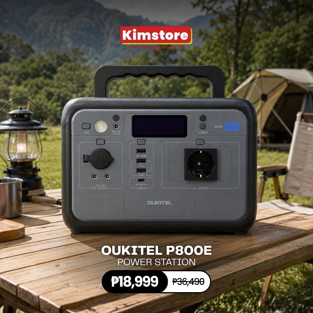 Oukitel P800E 512Wh/800W Portable Power Station with 1 AC Outlet