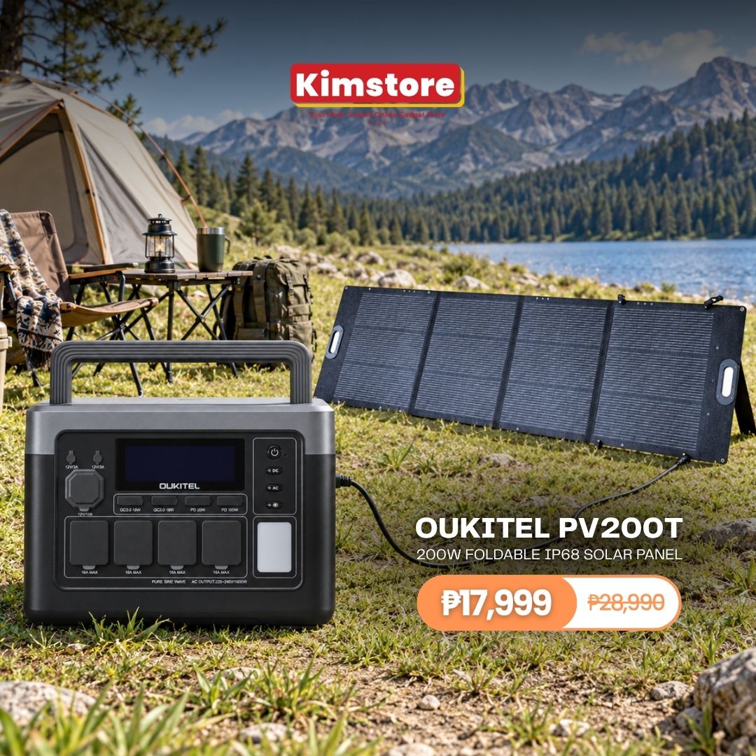 Oukitel PV200T 200W Foldable IP67 Solar Panel