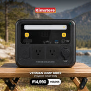 Vtoman Jump 600X 268Wh/600W Portable Power Station with 2 AC Outlets