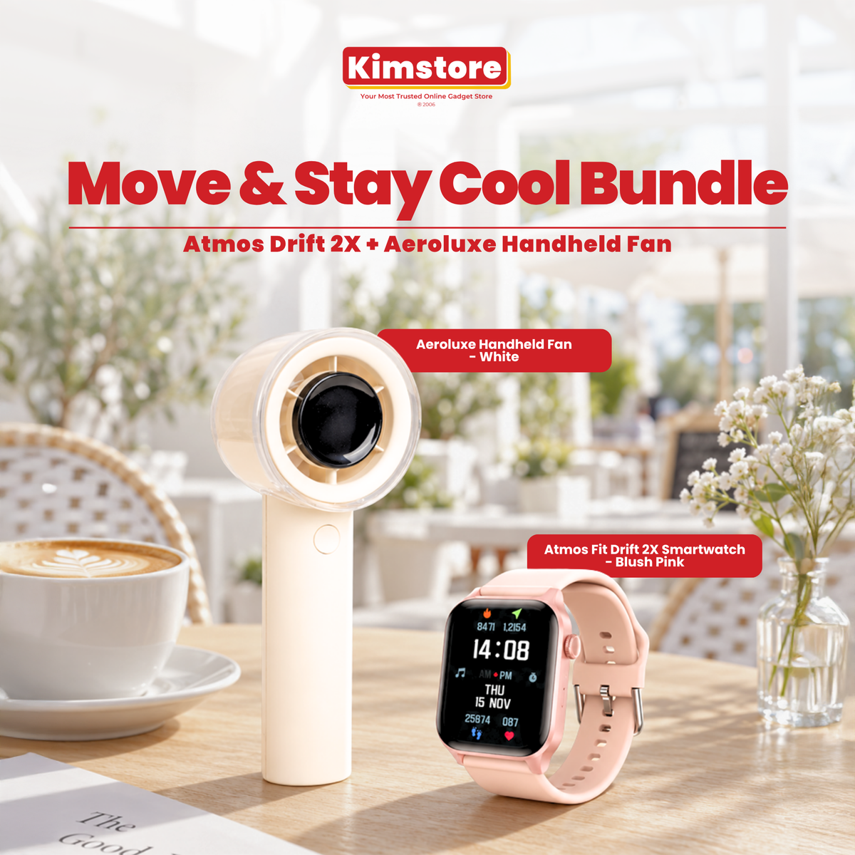 Atmos Fit Drift 2X Smartwatch Bundle