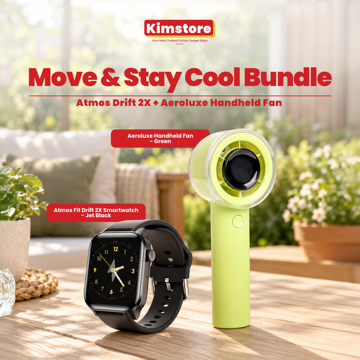 Atmos Fit Drift 2X Smartwatch Bundle