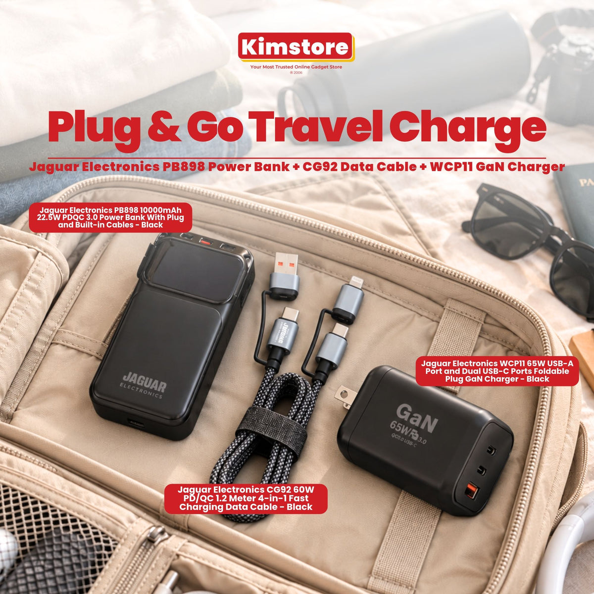Plug & Go Travel Charge