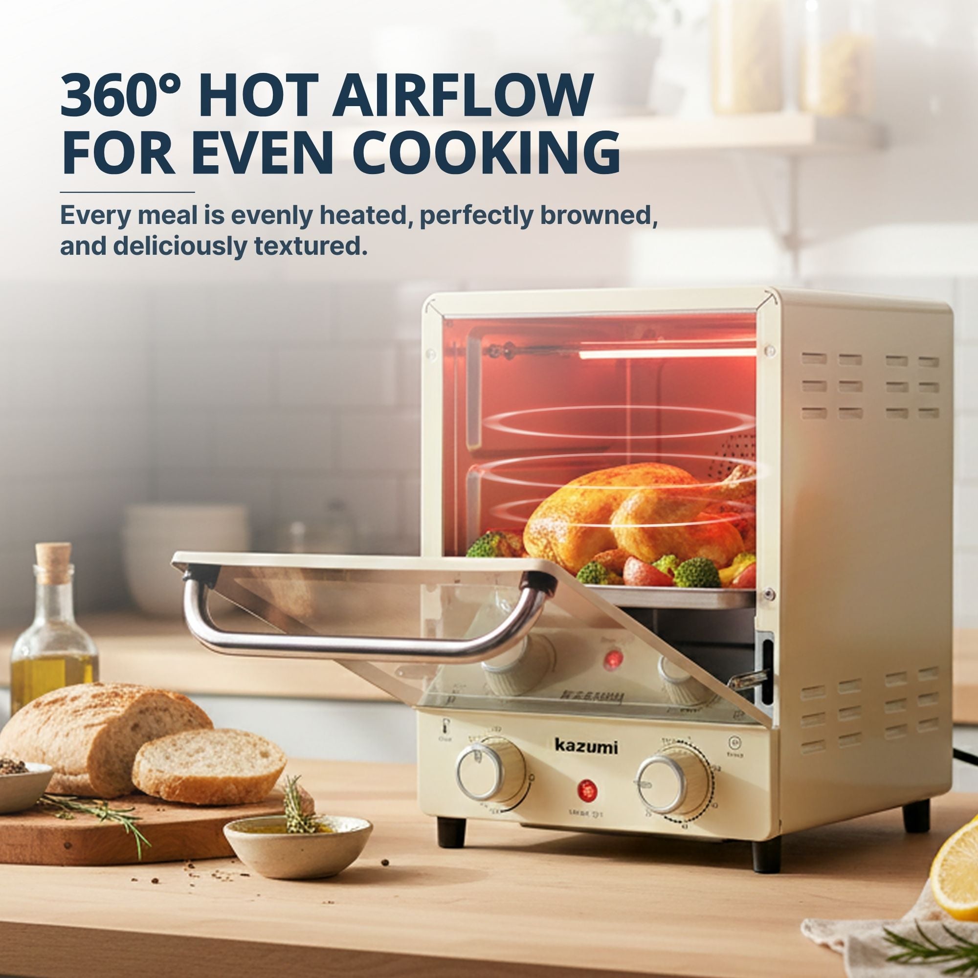 Kazumi KZ-VO12CL 12L Vertical Oven