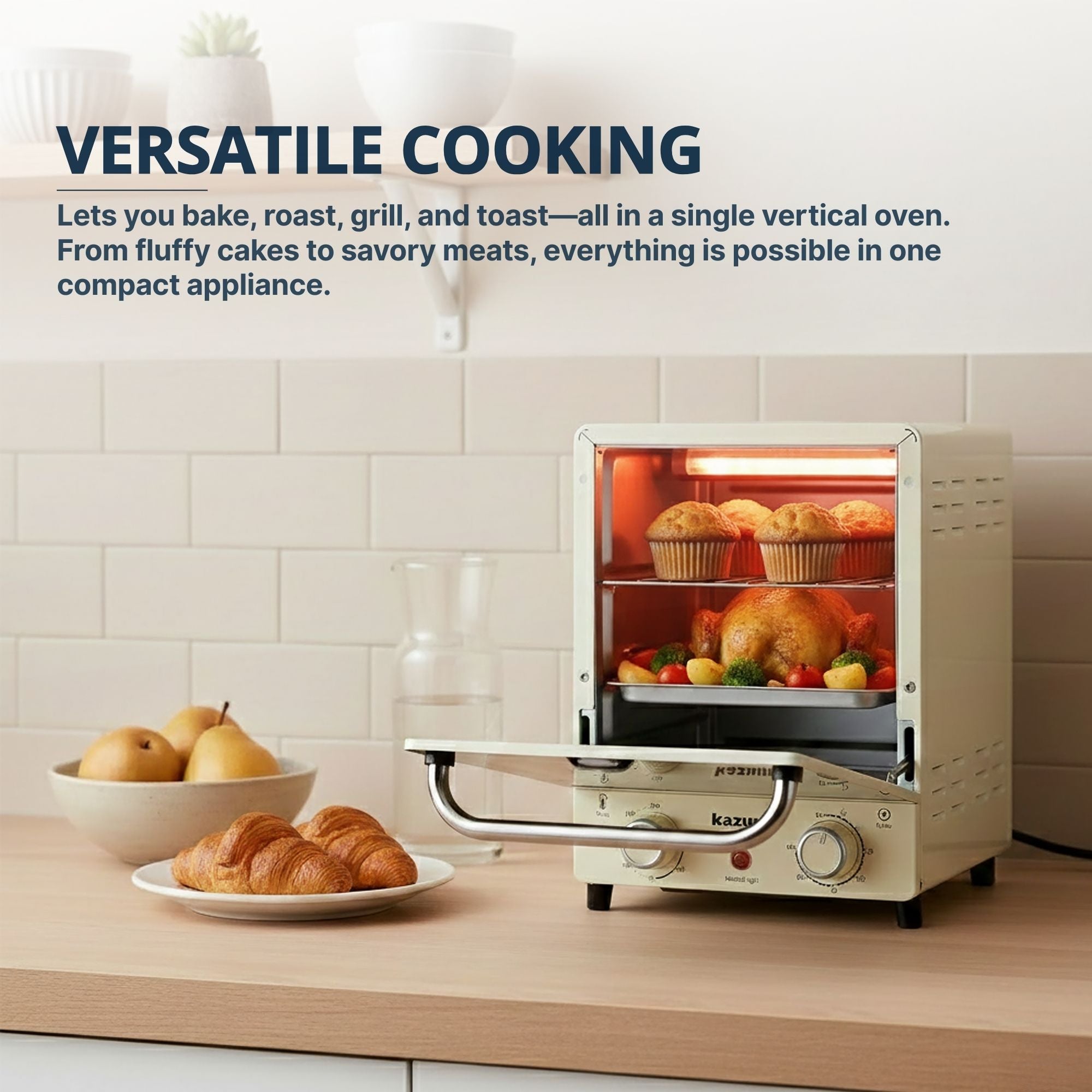 Kazumi KZ-VO12CL 12L Vertical Oven