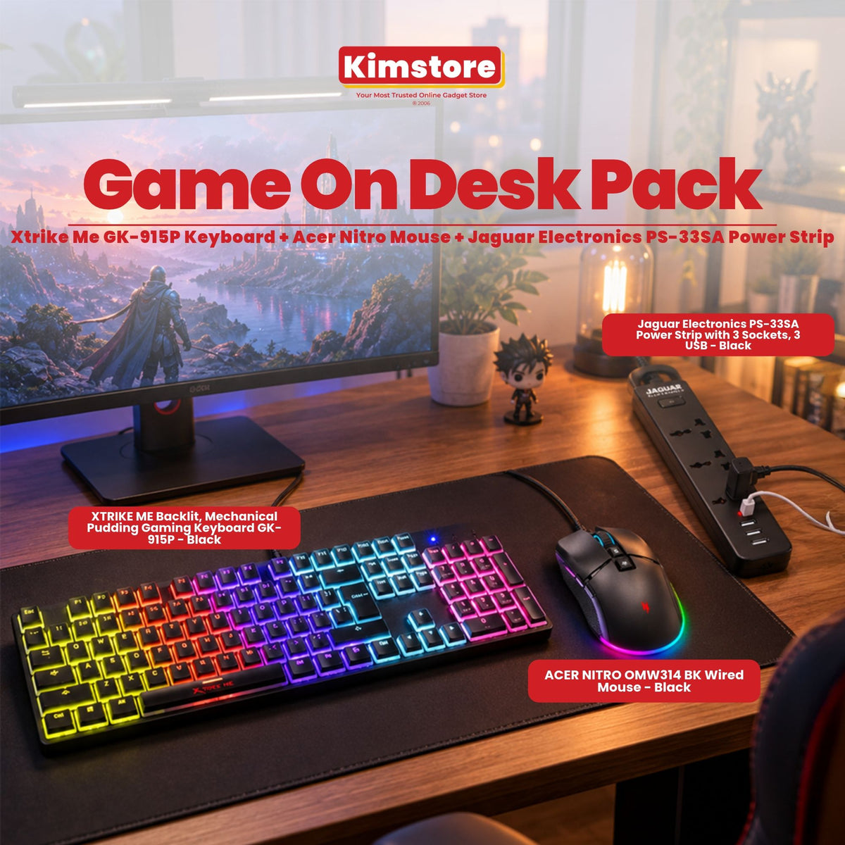 Game On Desk Pack