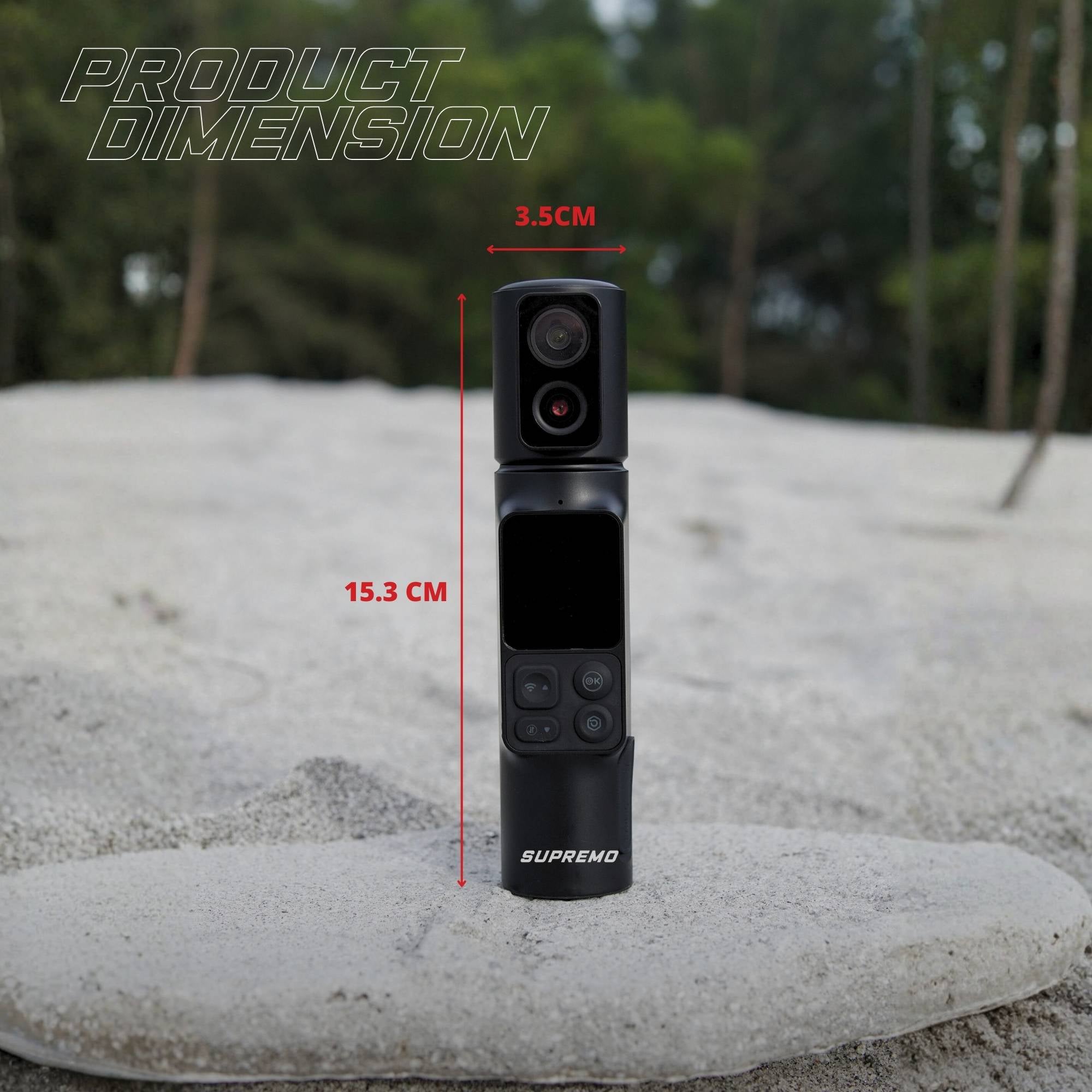 Supremo Nomad Handheld 5K Action Camera