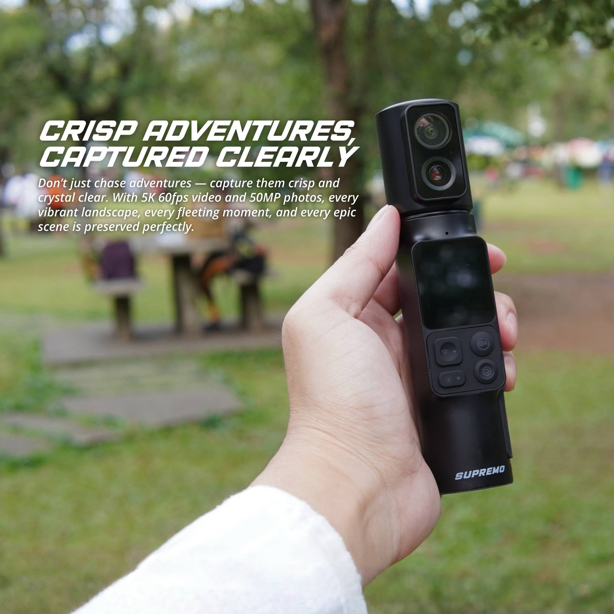Supremo Nomad Handheld 5K Action Camera