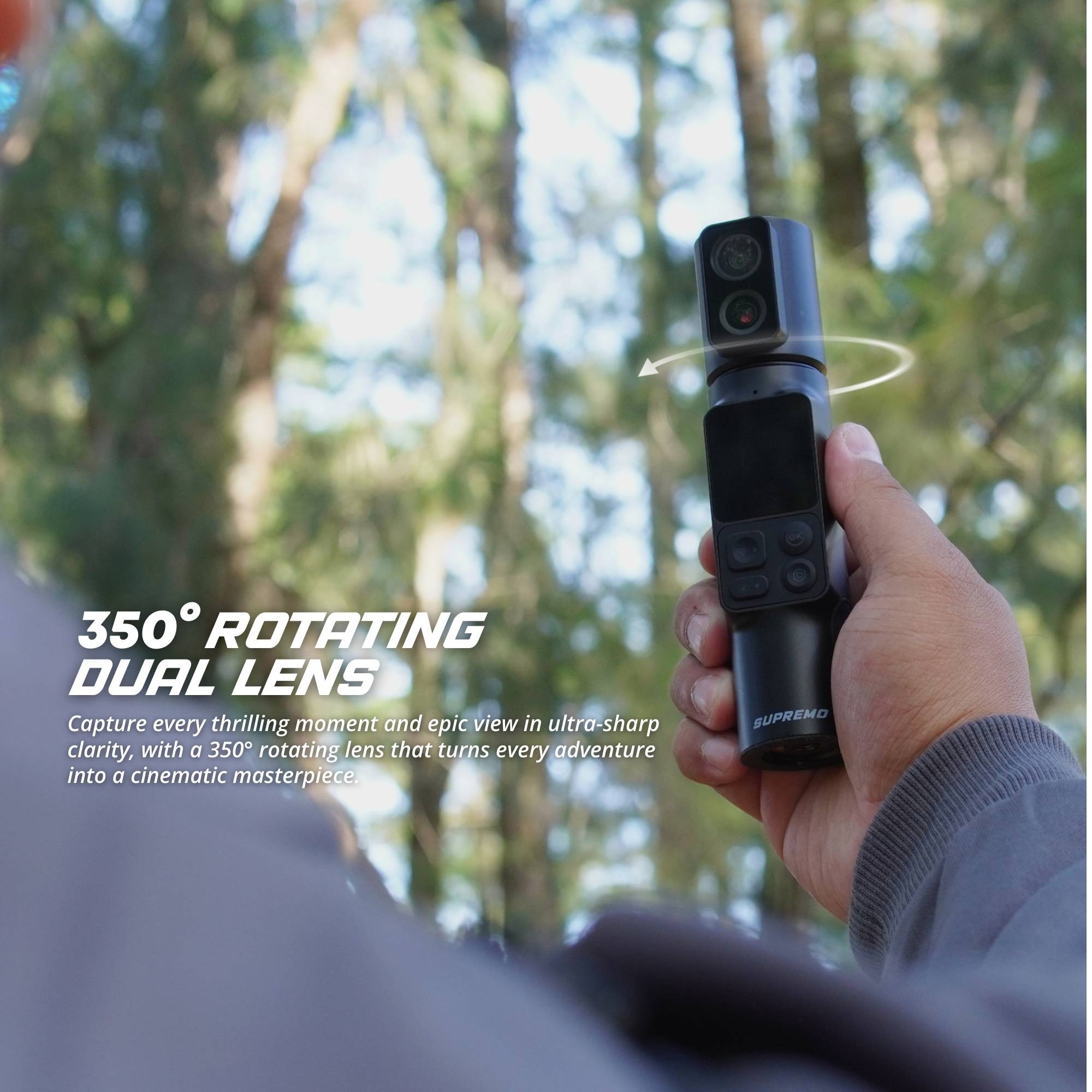 Supremo Nomad Handheld 5K Action Camera