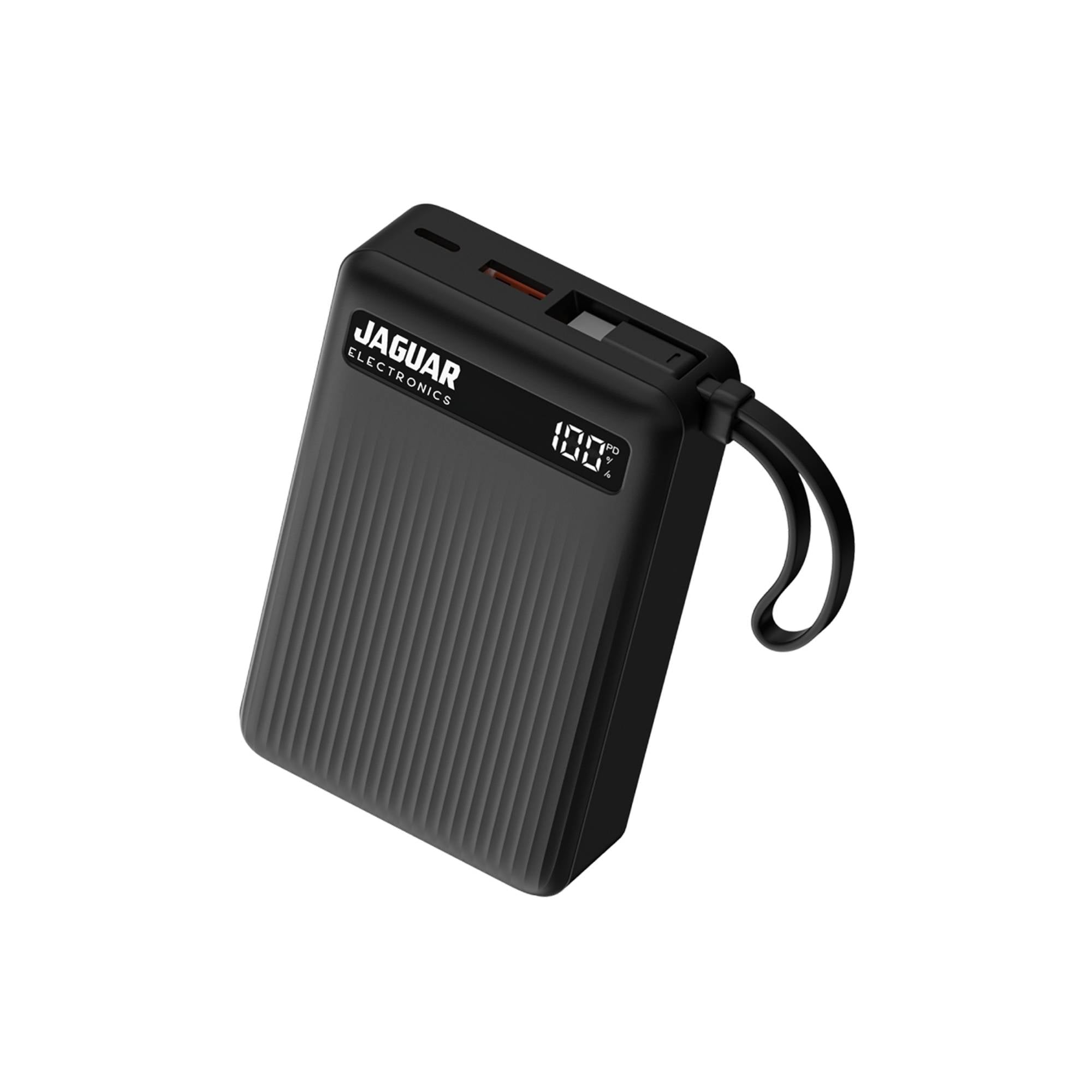 Jaguar Electronics PB291 20000mAh 35W PD/QC 3.0 Power Bank With Built-in Type-C Cable