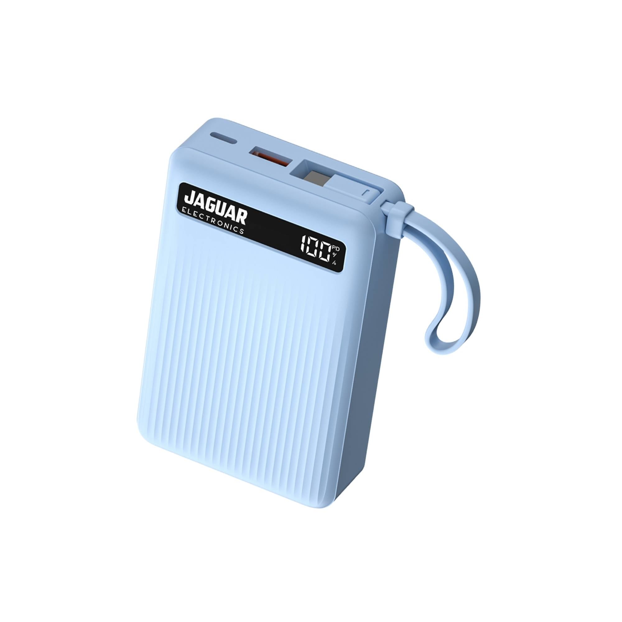 Jaguar Electronics PB291 20000mAh 35W PD/QC 3.0 Power Bank With Built-in Type-C Cable