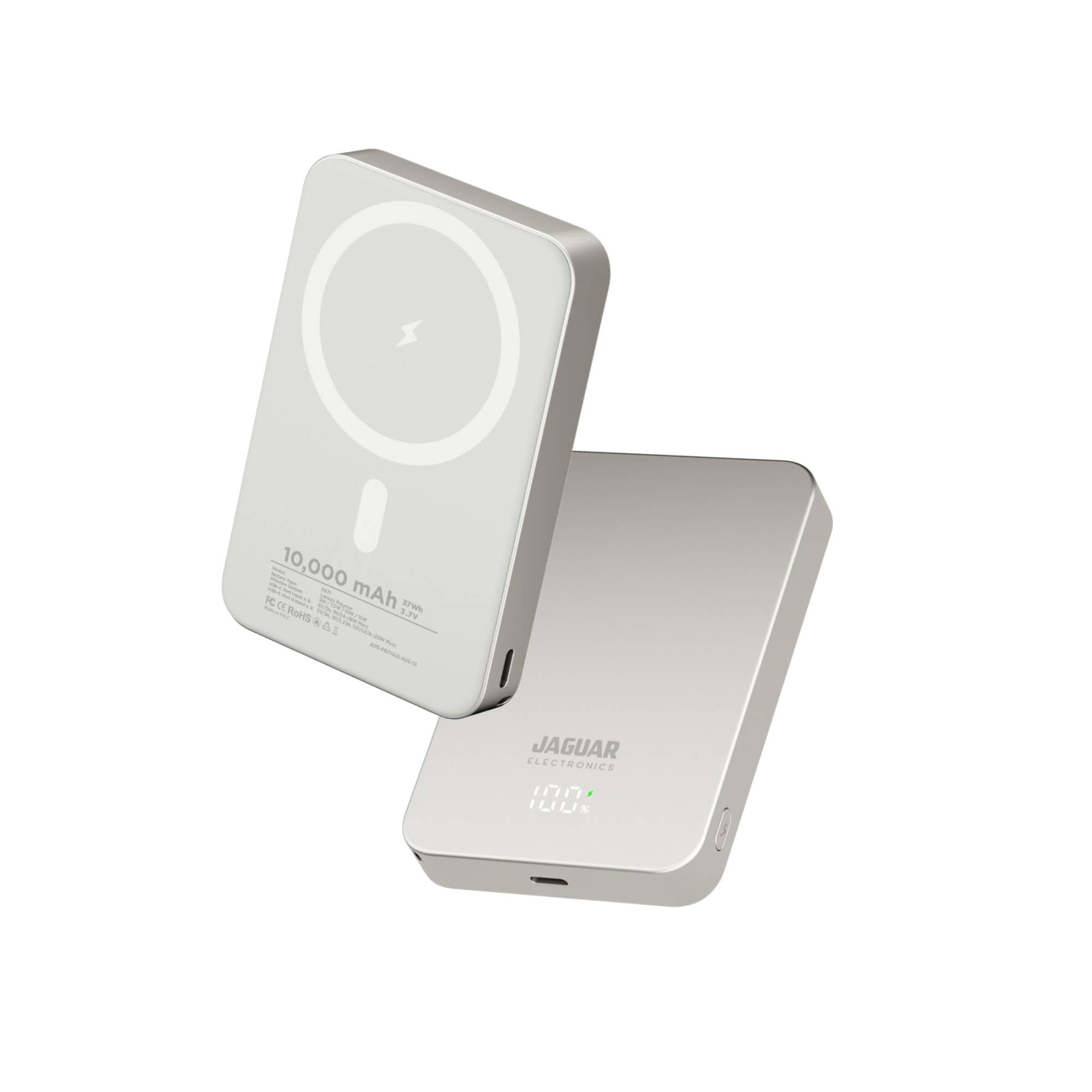 Jaguar Electronics PB71 10000mAh 20W PD/QC 3.0 Magnetic Wireless Power Bank