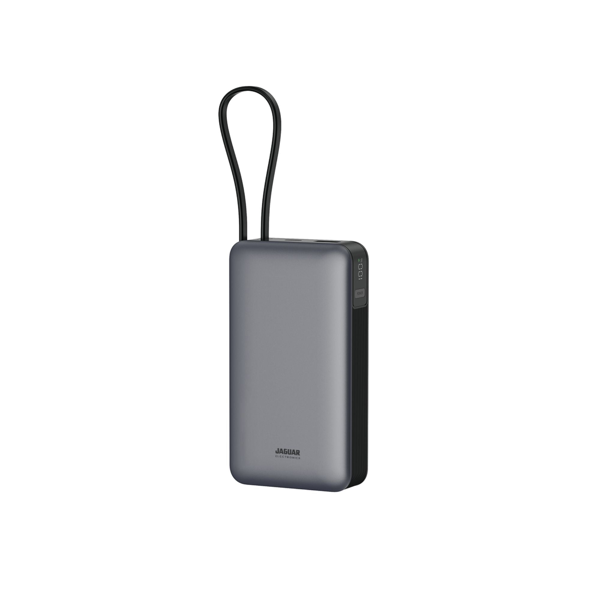 Jaguar Electronics PM189 20000mAh 65W PD/QC 3.0 Laptop Power Bank With Built-in Type-C Cable