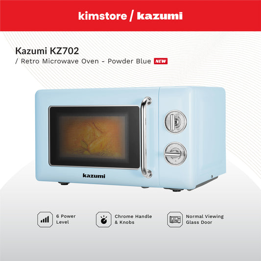 Kazumi KZ-702 20L Retro Microwave Oven