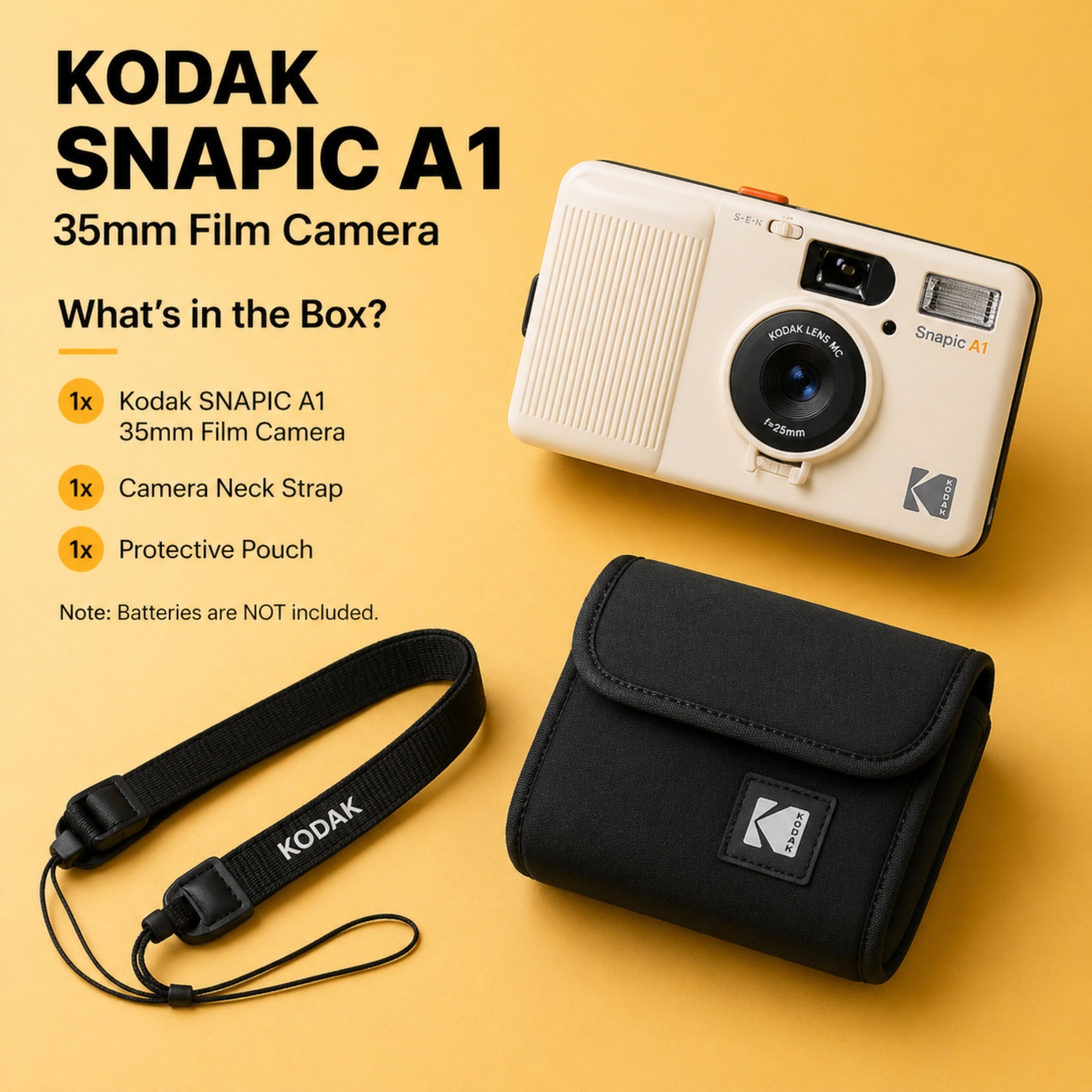 Kodak Snapic A1 35mm Film Camera