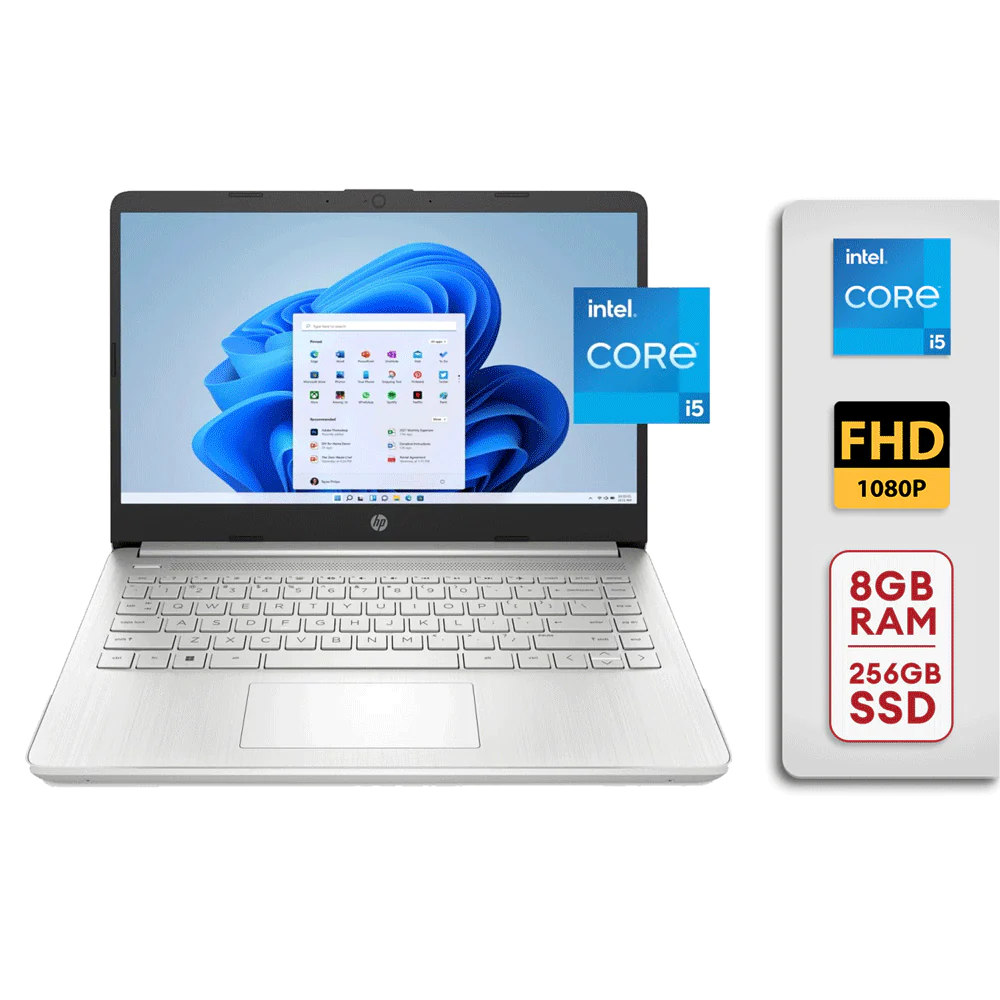 HP 14'' Laptop Intel Core i51135G7  SSD Win 11 14dq2078wm (8GB/256GB)