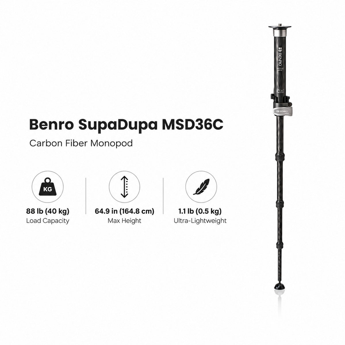 Benro SupaDupa Monopod MSD36C [Pre-Order]