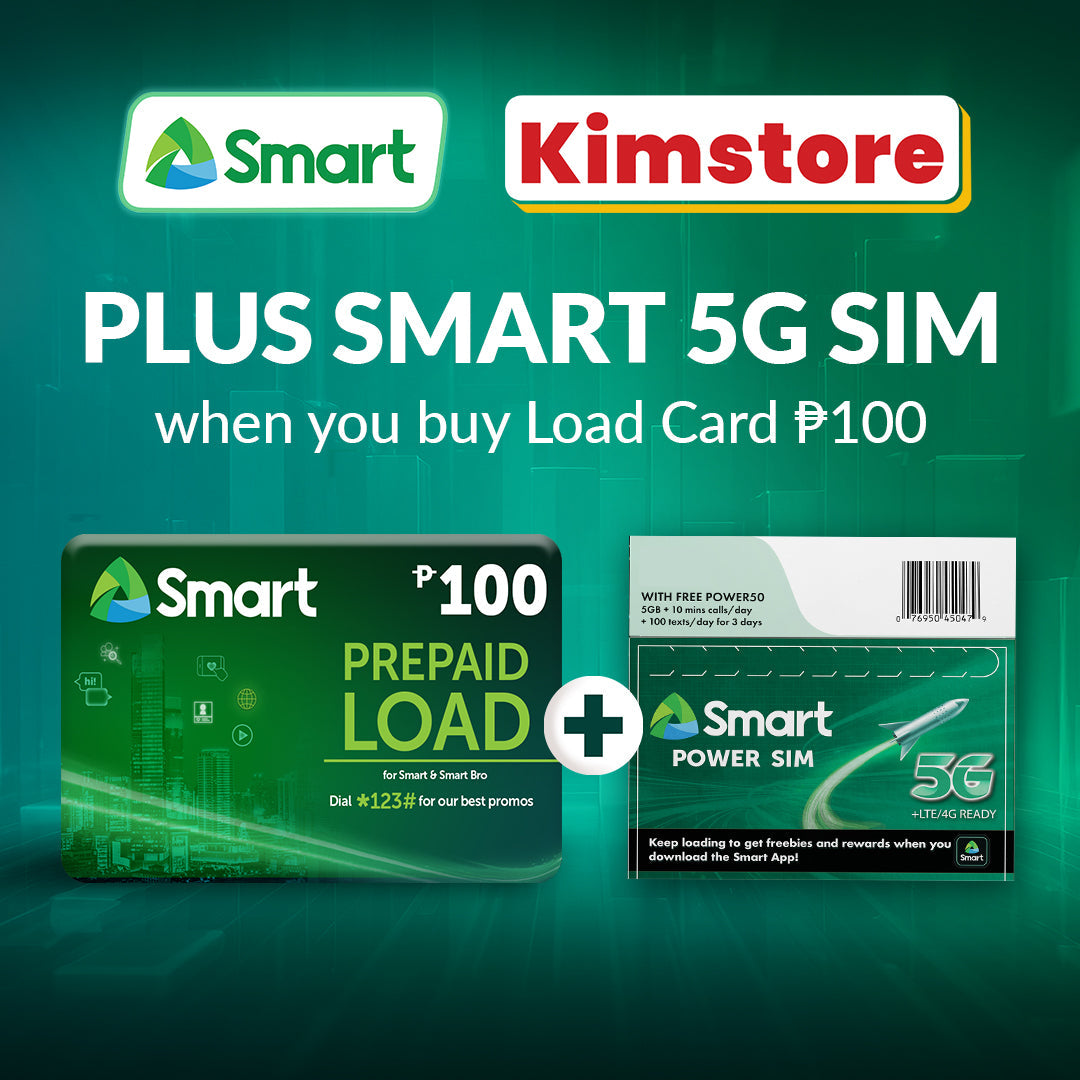 SMART Prepaid Load 100 + Prepaid Power SIM