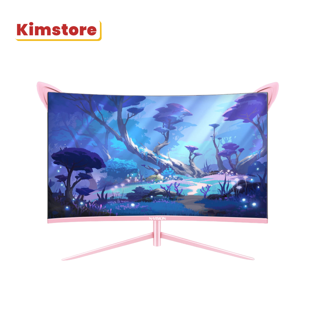 Kimstore in27fgp pink 27 fhd@180hz curved monitor – KIMSTORE