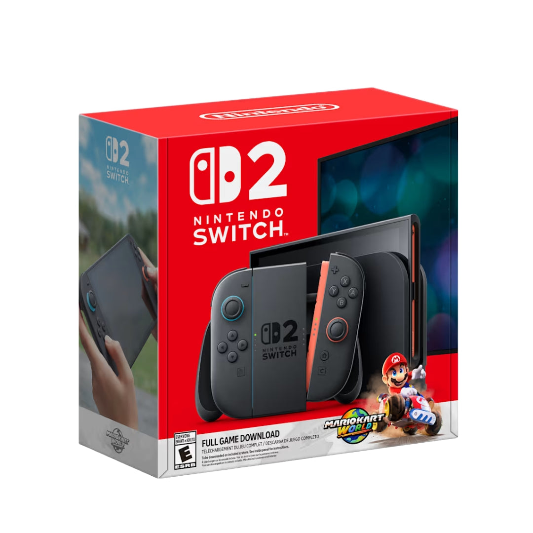 nintendo swtich 2 + mario kart world bundle