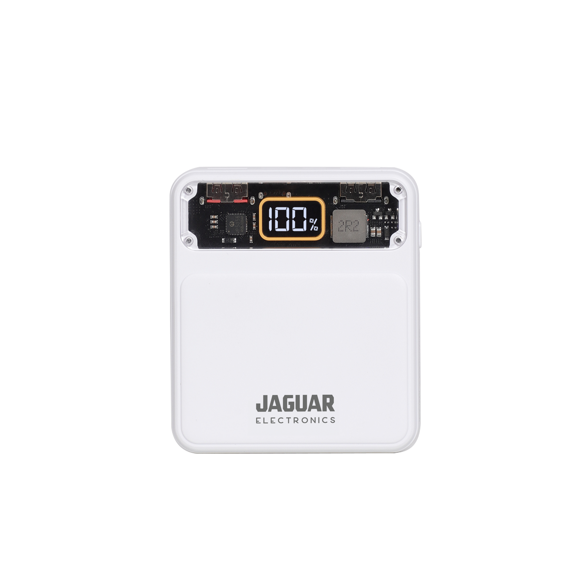 jaguar electronics pb897 10000mah 22.5w pd/qc 3.0 fast charging power bank with built in cables purple