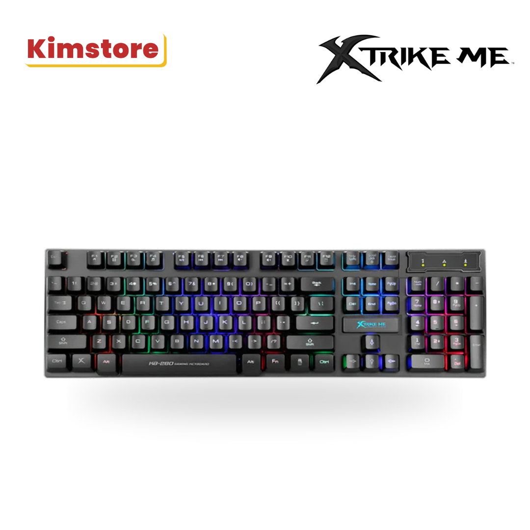Xtrike Me Rainbow Membrane Gaming Keyboard KB-280