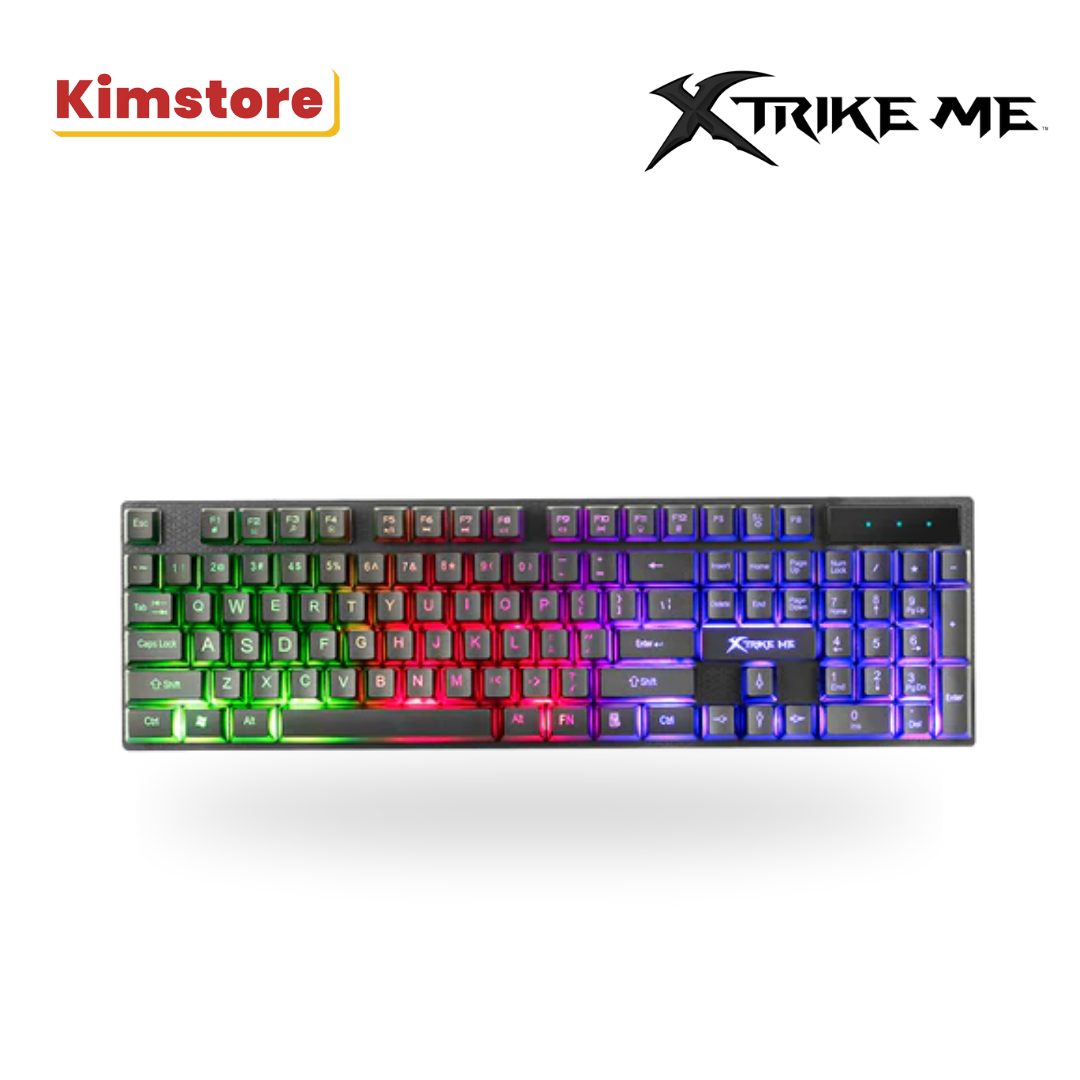 Xtrike-Me Rainbow Backlight Membrane Gaming Keyboard KB-305
