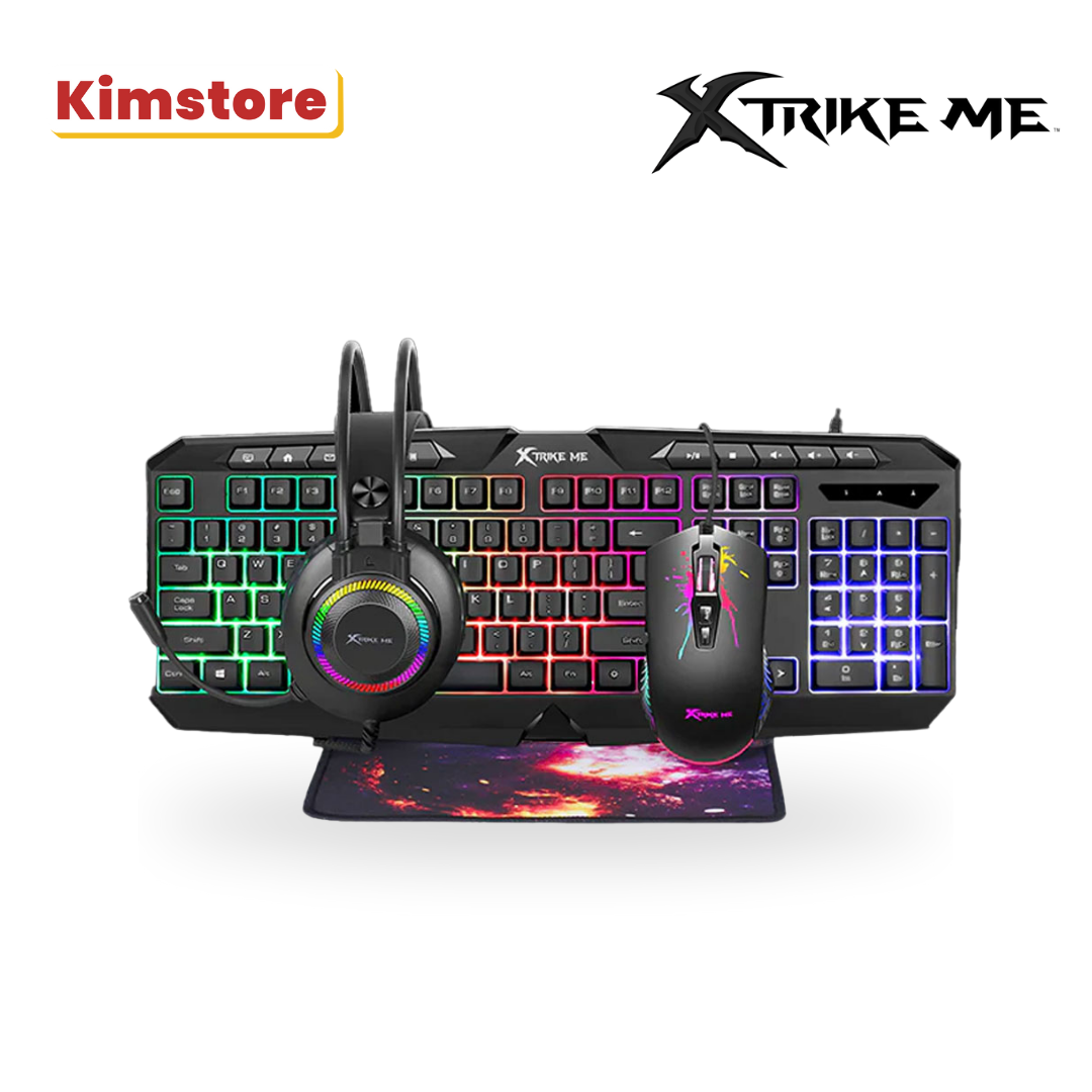 Xtrike-Me Combo 4-in-1 Gaming Starter Kit CMX-410