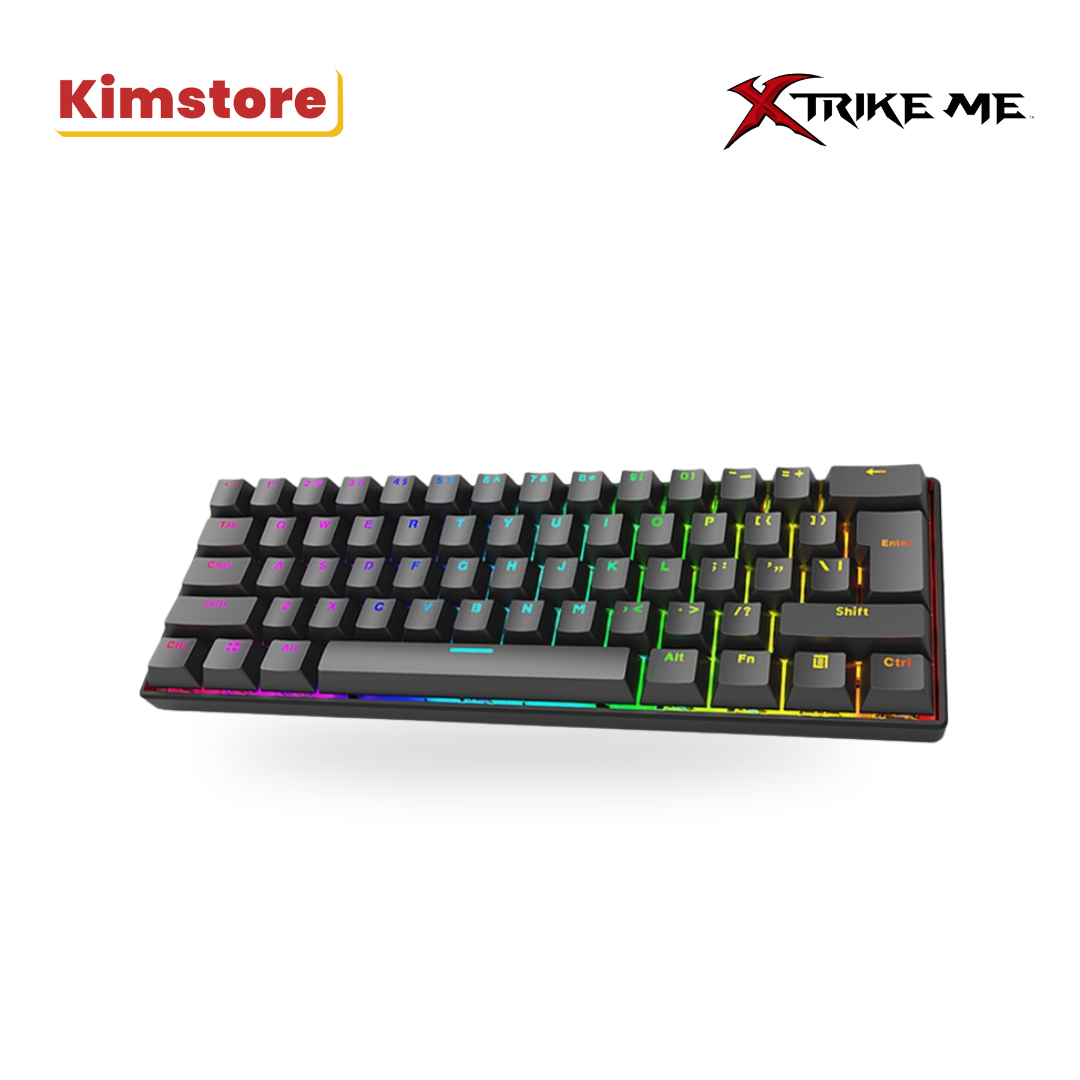 xtrike me backlit, mechanical pudding gaming keyboard gk 985p black