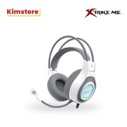 xtrike me backlit, stereo gaming headset gh 515w white
