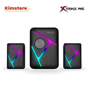 xtrike me stereo, 2.1 multimedia speakers sk 610 black