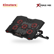 xtrike me adjustable laptop cooling pad fn 813 black