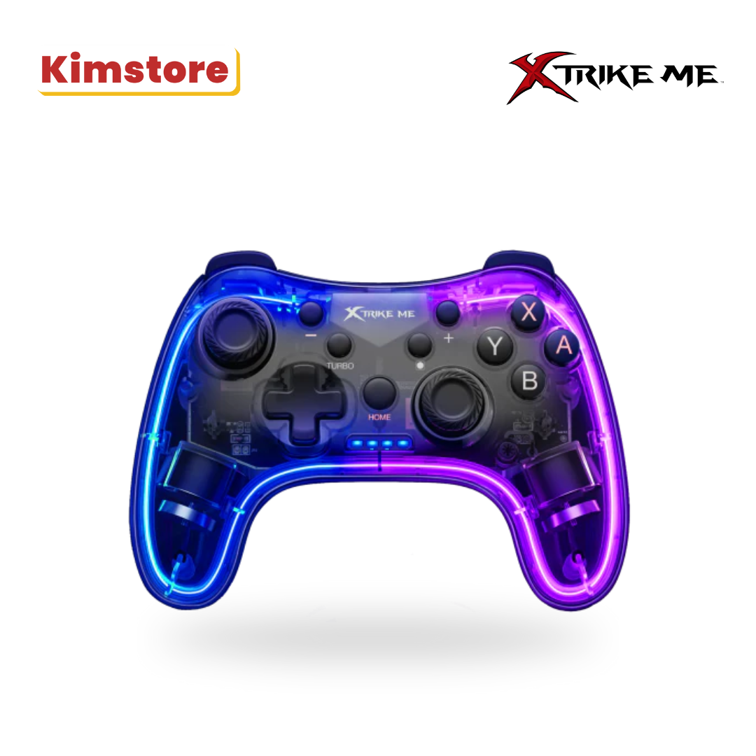 xtrike me multi platform wireless gamepad gp 52 transparent
