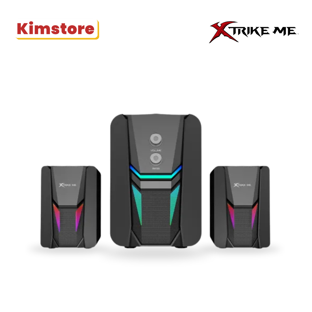 xtrike me 2.0 wireless gaming speakers sk 612 black