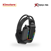 xtrike me backlit, stereo gaming headset gh 712 black