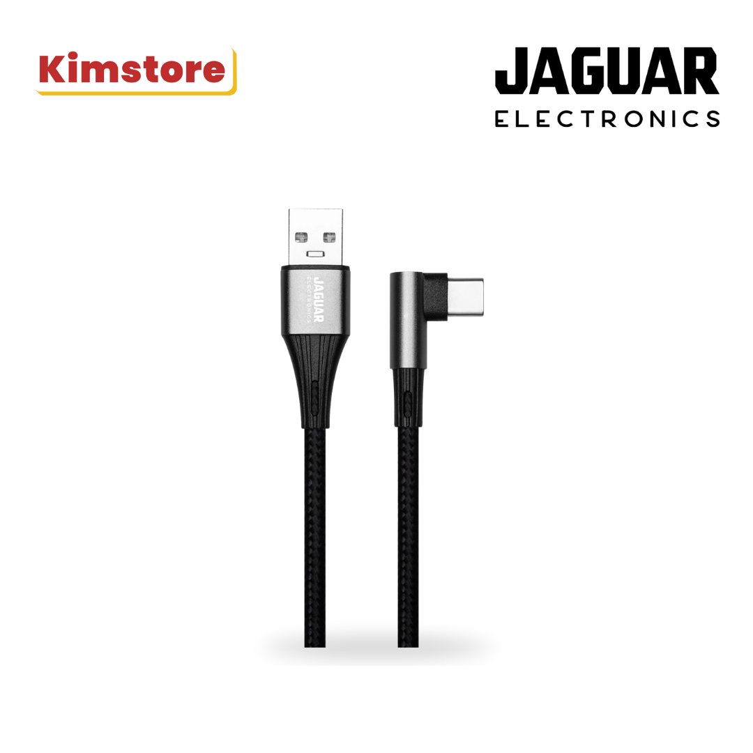 jaguar electronics cg22 5a 1 meter super charge data 90 degree cable type c black