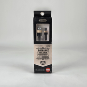 kaku fengmang ksc 069 type lightning charging/data metal cable silver