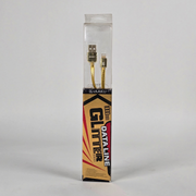 kaku data line glitter series 1000mm lightning charging cable gold