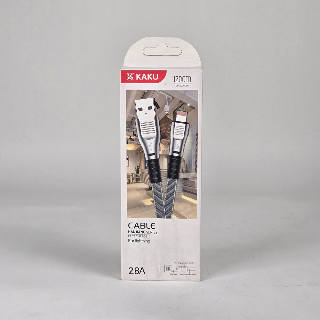 kaku hanjiang ksc100 lightning charging data cable gray