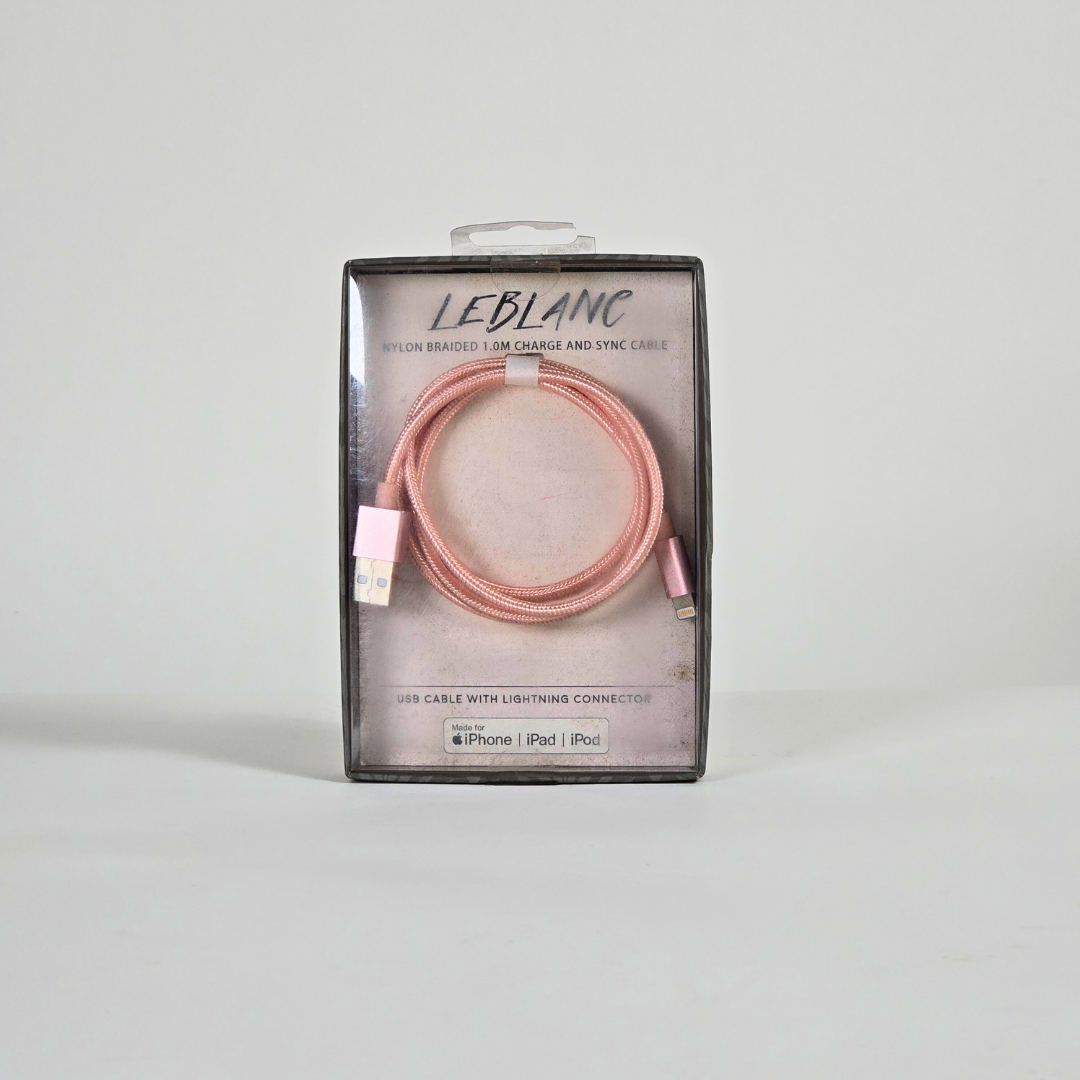 LE BLANC Nylon Braided Cable 1m